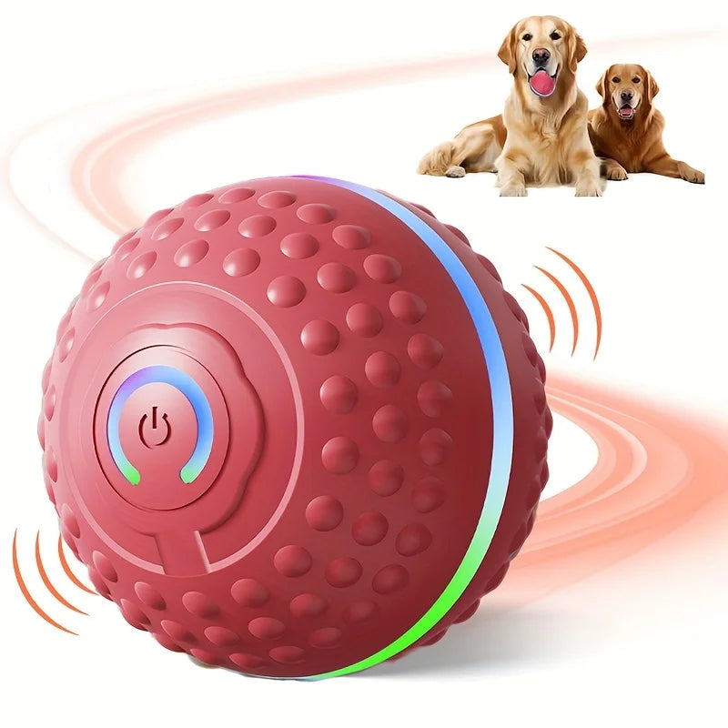 Self-Bouncing Interactive Dog Toy Ball Smart USB Rechargeable Indoor and Outdoor Playing Ball for Medium Large Dogs