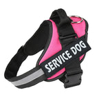 Custom Dog Harness Vest ID Patch Reflective Breathable Adjustable Pet Harness Designer Dog Harness Outdoor Dog Products