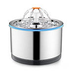Hot Selling Custom 3.2/4L Stainless Steel Pet Water Dispenser with Water Level Wholesale Cat Water Fountain Manufacturer OEM ODM