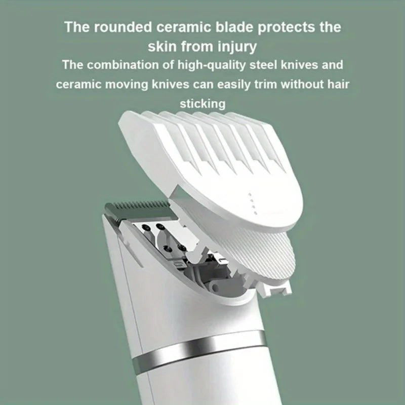4 in 1 Foldable Simple Cordless Pet Grooming Kit Rechargeable Portable Dog Cat Hair Clipper Set Pet Nail Grinder