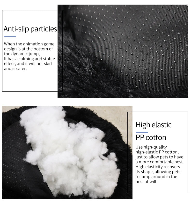 100CM Eco-Friendly Breathable Solid Plush Dog Bed with PP Cotton Material Round Design for Dogs