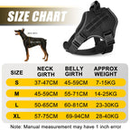 1000D Nylon Dog Vest Harness Set Modern Tactical Outdoor Training Vest Quick Release for Summer Winter Hunting Featuring Print