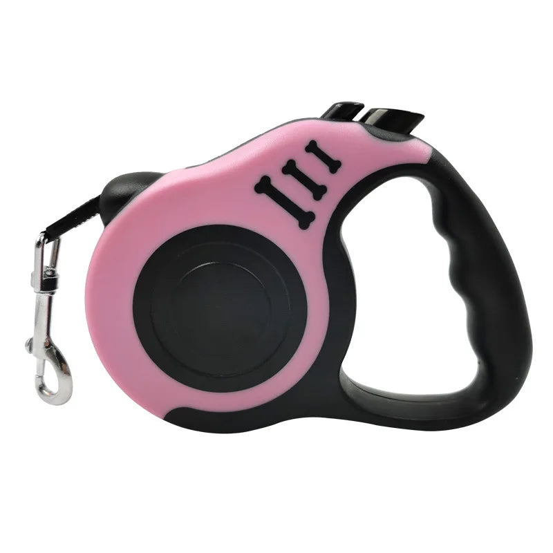 Wholesale Dog Pet Leashes 5m Durable Automatic Retractable Dog Leash Nylon Extension Puppy Running Designer Dog Products