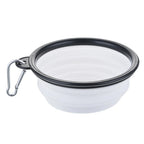 Large 1000ml Collapsible Silicone Pet Bowl Portable Outdoor Travel Dog Cat Food Container Feeder Dish Durable Plastic Puppy Bowl