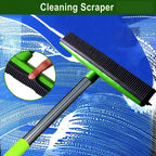 Adjustable Pet Hair Broom Stainless Steel Floor Brush Carpet Dog Hair Remover Broom Household Dog Cleaning Squeegee Long Handle