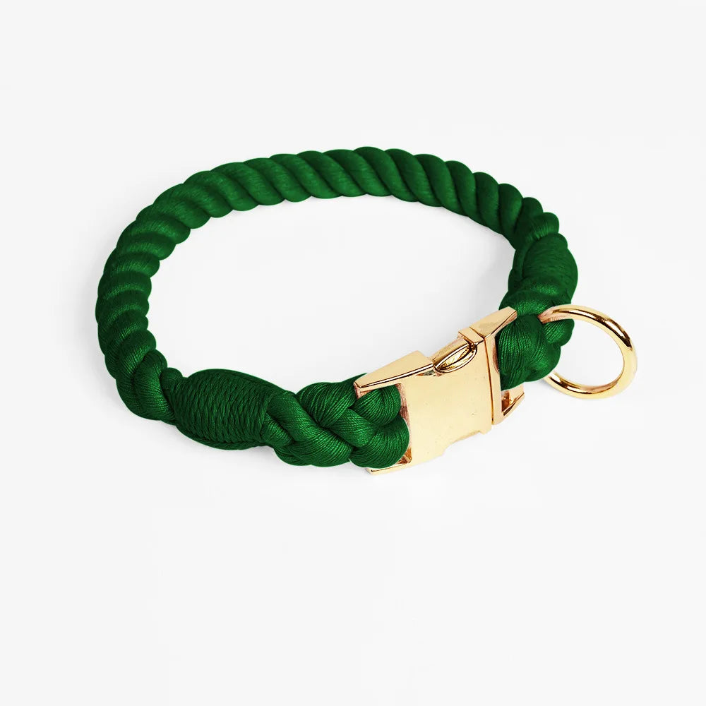 Large Medium Small Dog Products Personalized Pet Bow Tie Color Gradient Collar Metal Buckle Alloy D-Hook Polyester Cotton