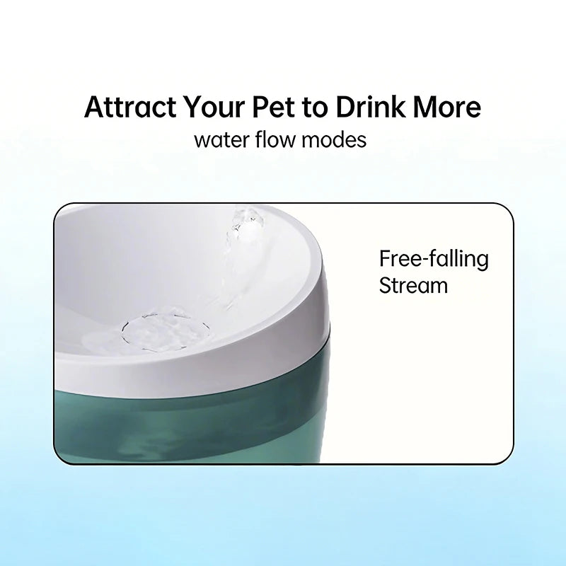 3L Automatic Cat Water Fountain Plastic Pet Water Dispenser with Filtere Quiet Cat Fountain Water Bowl for Cat Dog