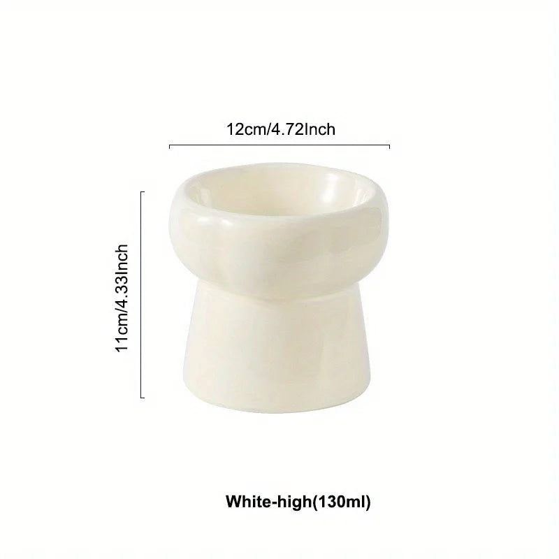 Elevated Ceramic Pet Bowls Keep Your Dog or Cat Hydrated and Well-Fed Neck Protection Cat Food Bowls