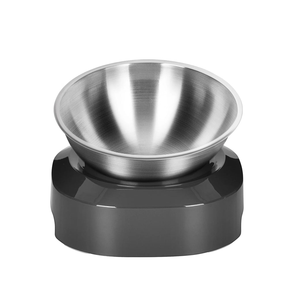 Stainless Steel Pet Bowl Cat Double Bowls With Raised Stand Non-slip Cat Food Water Dog Bowls Neck Care Dog Feeder Pet Supplies
