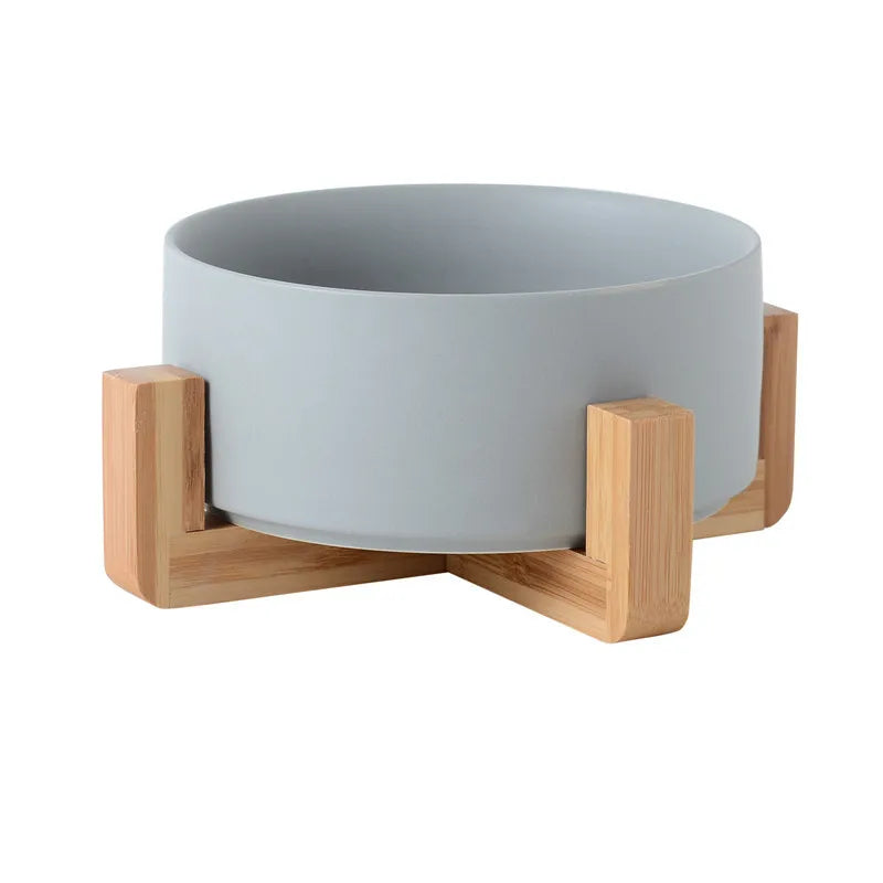 Ceramic Pet Bowl Cat Dogs Feeding Matted Elevated Dog Bowl Double Bowls Pet Food Water Feeder Wholesale Pet Manufacturer