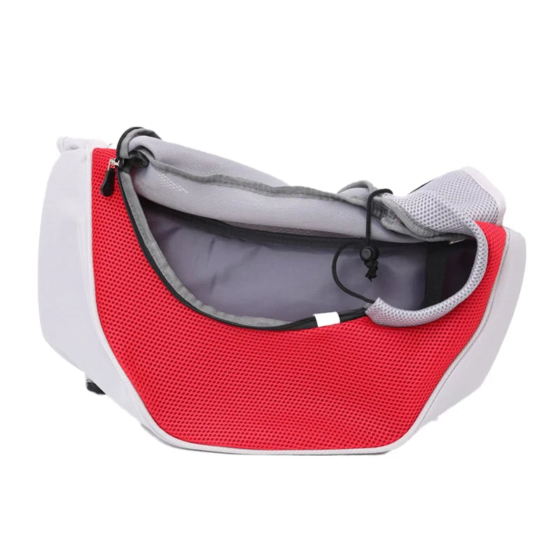 Fashionable Nylon Pet Cat Carrier Bag Comfortable Hand-Free Shoulder Sling Tote Outdoor Puppy Backpack Zipper Manufactured