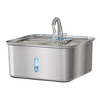 7L Bulk Custom Stainless Steel Smart Cat Water Fountain Pet Dog Drinker Automatic Dog Water Dispenser Custom Logo OEM ODM