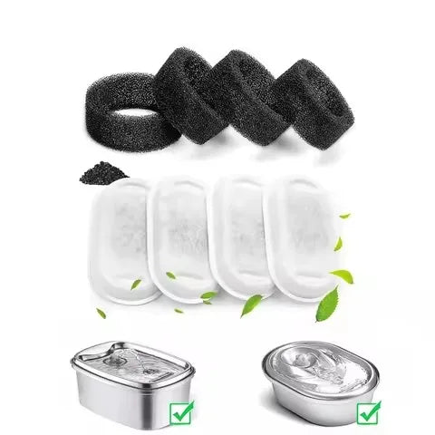 Wholesale Cat Water Fountain Replacement Filter Elements Activated for Cats Drinking Bowl Auto Feeder Filter Pet Manufacturer