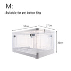Pet Drying Box Cat Noise Super Quiet Wheels Transparent Home Dog Cat Bathing Hairs Blow Dog Hair Dryer Connect Pet Water Blower
