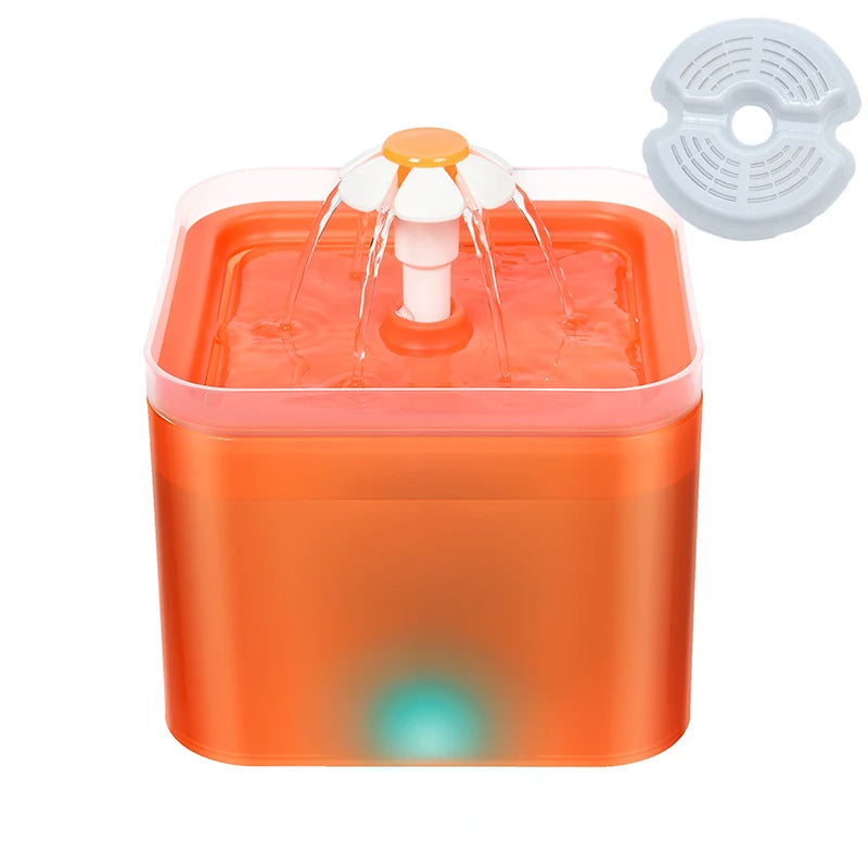 Pet Water Dispenser Automatic Pet Drinking Feeder Cat Water Fountain LED Water Level Display Cat Products