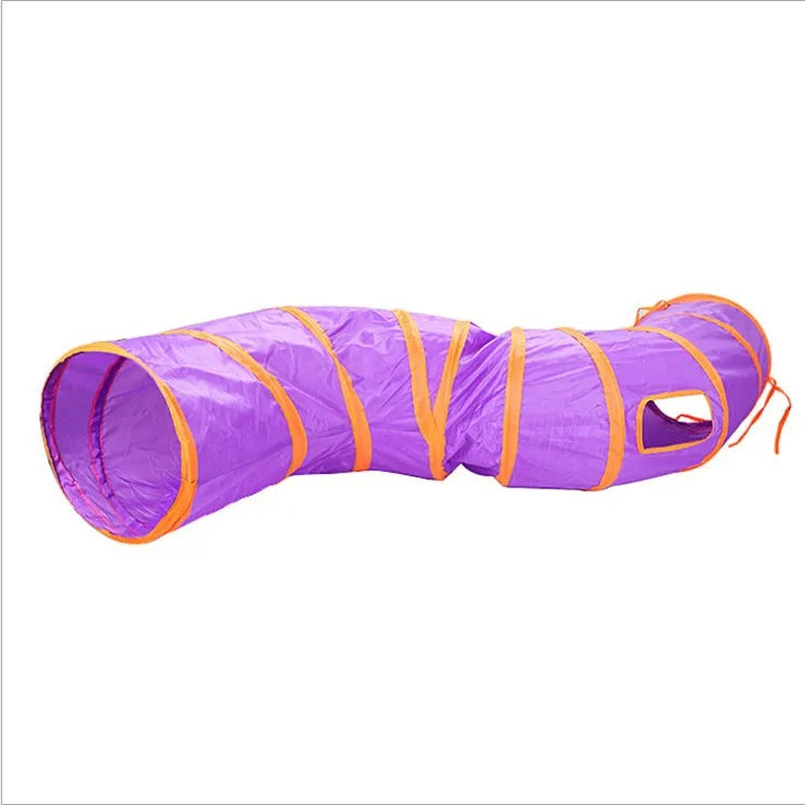 2/3/4/5 Holes Pet Cat Tunnel Toys Foldable Pet Cat Kitty Training Interactive Fun Toy for Cats Rabbit Animal Play Tunnel Tube