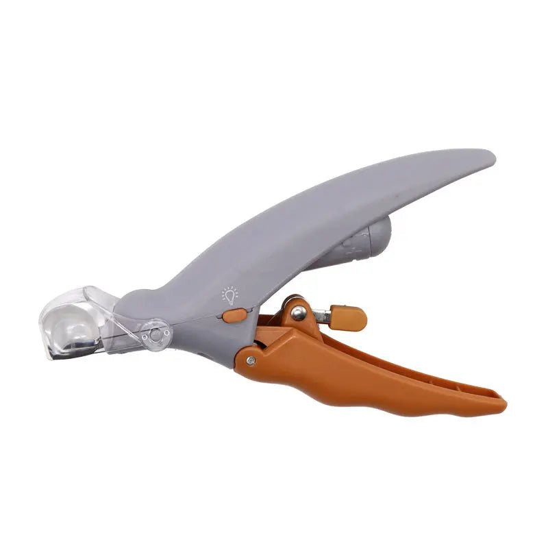 Electronic Pet Cat Nail Cut With LED Lighting Trimming Cats Dogs Nails Claws 5X Magnification Doubles Nail Trapper Safety