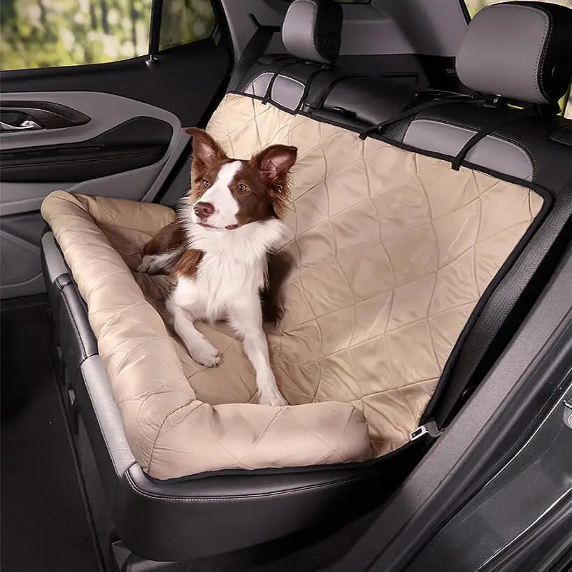 Waterproof Dog Car Seat Cover Pet Travel Pet Carrier Car Dog Seat Mat Protector With Middle Seat Outdoor Pet Products