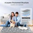 Washable Pet Urine Mat Hygiene Pads for Pets Waterproof Pet Mat Epoxy Non-Slip Training Pads for Puppies Dogs Cats Guinea Pigs