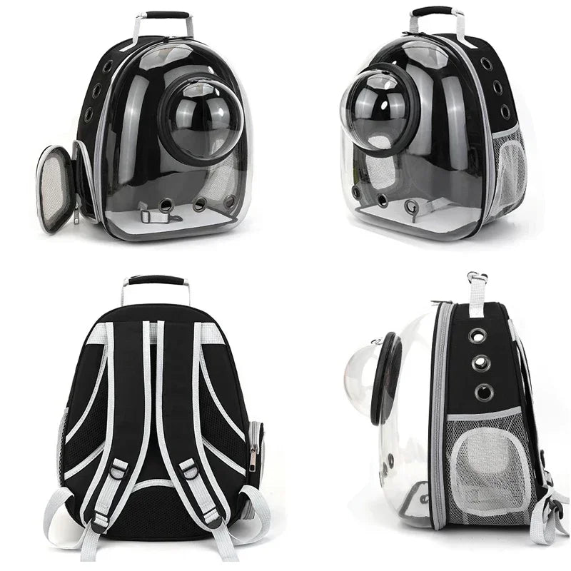 Cat Backpack Pet Carrier Puppy Carrying Bag Small Dog Pet Manufacturer Space Capsule Carrier for Small Medium Cats with Cover
