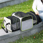 Travel Cat Bag Fashionable Cat Bag Portable Small Foldable Mounted Travel Expandable Portable Pet Bag Pet Carrier