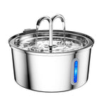 Hot Selling Custom 3.2/4L Stainless Steel Pet Water Dispenser with Water Level Wholesale Cat Water Fountain Manufacturer OEM ODM