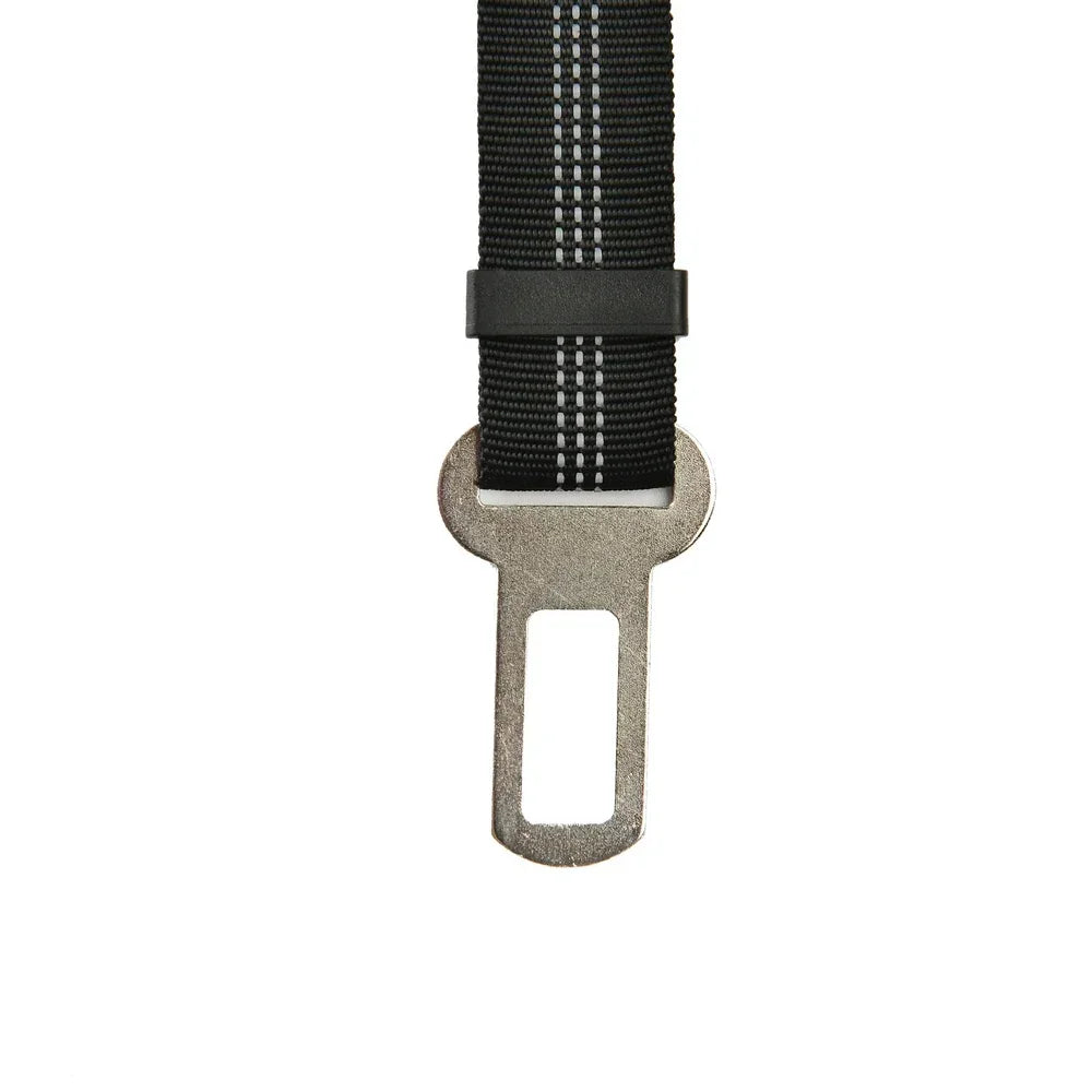 Adjustable Reflective Nylon Dog Car Seat Belt Durable Elastic Puppy Travel Safety Rope for Small Large Dog Belts Custom OEM ODM