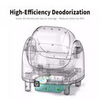 OEM 68L Open-design Automatic Cat Litter Box Self Cleaning Sensor Safety Protection Smart Pet Health Monitor System Cat Toilet