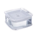 Transparent 1.8L Plastic Dog Water Bowl No Spill Slow Water Feeder Spill Proof Pet Bowl for Vehicle Travel for Cat Dog Fountain