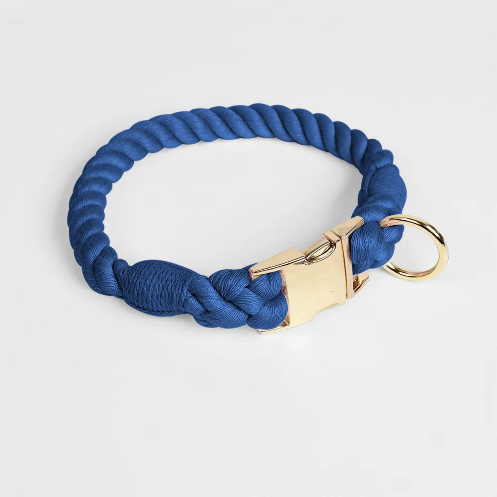 Large Medium Small Dog Products Personalized Pet Bow Tie Color Gradient Collar Metal Buckle Alloy D-Hook Polyester Cotton