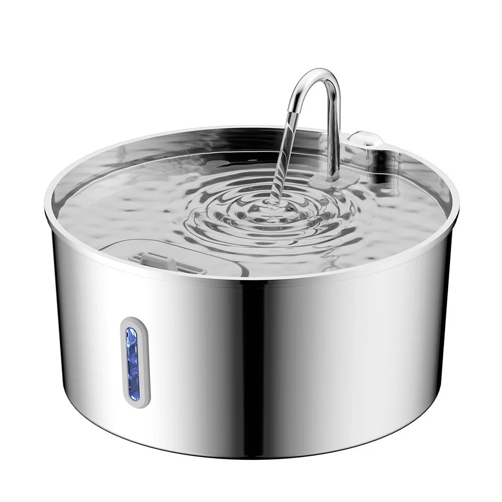 OEM 7L Large Capacity Stainless Steel Automatic Cat Water Fountain for Dogs with Filtration Ultra-quiet Pet Water Dispenser