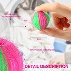 12 PCS Pet Hair Remover for Laundry Reusable Pet Hair Trap for Dog and Cat Hair Effectively Suitable for Washing Machines