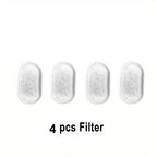 12pcs Pet Water Dispenser Filters for 3.2L//2L Stainless Steel Cat Water Fountain Replacement Filter with Resin Activated Carbon