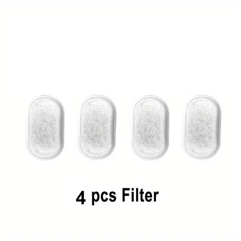 12pcs Pet Water Dispenser Filters for 3.2L//2L Stainless Steel Cat Water Fountain Replacement Filter with Resin Activated Carbon