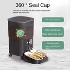 OEM 4.5L Large Capacity Automatic Pet Feeder with Camera Durable Bowls Plastic WIFI APP Voice Rechargeable Smart Pet Feeder