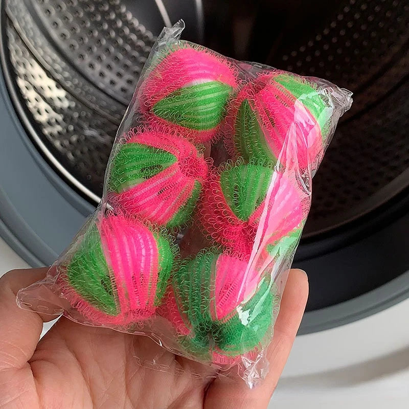 6 Pack Pet Hair Remover Catcher Washer Dryer Balls Washing Machine Laundry Ball Pet Hair Remover for Washing Machines