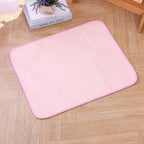 Modern Soft Summer Pet Cooling Mat & Sleeping Pad for Dogs & Cats Sweat-Absorbent Surface Lightweight