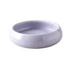 High Capacity White Ceramic Cat Bowl Large Wide Mouth Monolayer for Protection Cervical Vertebrae for Cat Food Rice Other Meals