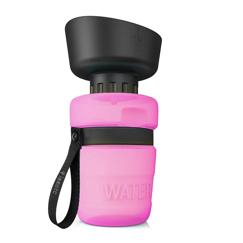 BPA Free Pet Water Bottle Foldable Dog Bowl OEM Custom Dog Water Bottle Outdoor Travel Drinking Designer Dog Bowls Drink Bowl