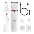 4 in 1 Dog Clippers Pet Hair Grooming Kit Low Noise Dog Paw Cleaner Trimming Paw Eyes Ears Face Dog Cleaning Pet Hair Clipper