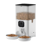 2026 New 4L/6L OEM Dual Bowls Automatic Cat Feeder with Camera TUYA APP Smart Pet Feeder Stainless Steel Bowl  for Muti Dogs Cat
