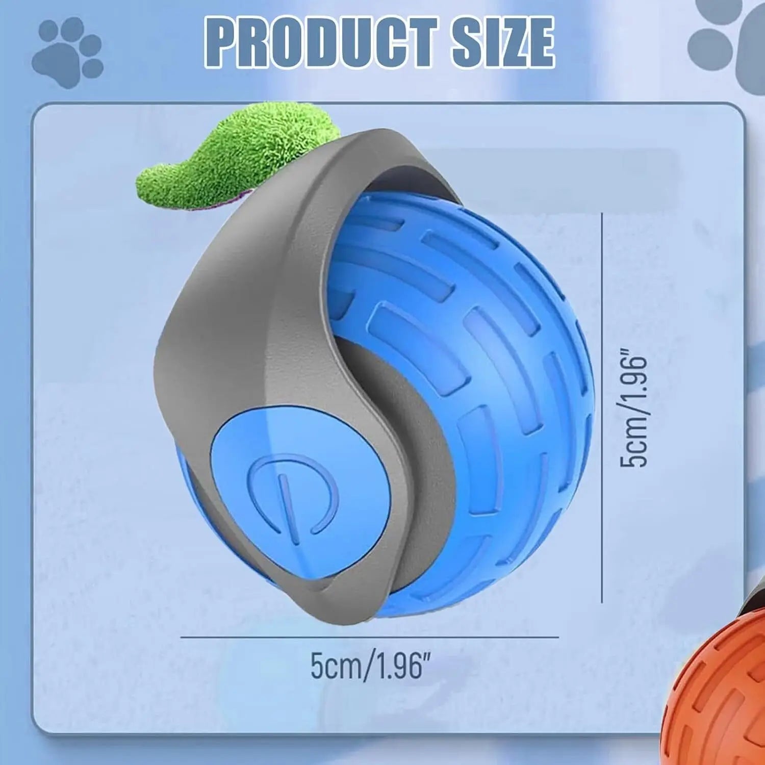 Speedy Tail Cat Toy Smart Cat Toy Ball Rolling Ball Pet Decompression Automatic Moving Interactive Cat Balls Toy