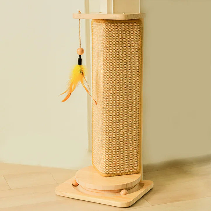 Vertical Cat Scratcher Cardboard Protect Carpets and Sofas Scratching Post Cat Scratcher Mat for Kitten Indoor Cats Playing