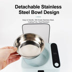 OEM ODM Wholesale Smart Automatic Cat Dog Bowl Sensor Activated Lid 304 Stainless Steel Elevated 350ml Waterproof Feeding Bowl