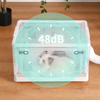 Pet Drying Box Cat Noise Super Quiet Wheels Transparent Home Dog Cat Bathing Hairs Blow Dog Hair Dryer Connect Pet Water Blower