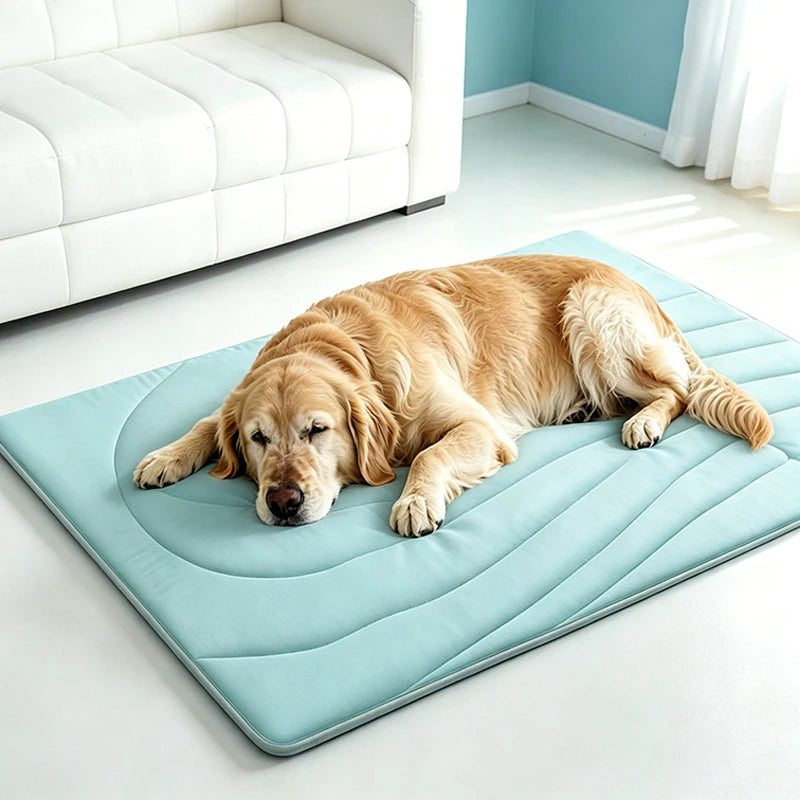 Custom Dog Cooling Mat for Dogs Self-Cooling Dog Bed with Arc-Chill Technology Non-Slip Washable Pet Pad for Small & Medium Dogs