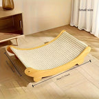 Deluxe Sisal Cat Bed Cat Scratch Board Detachable Washable Comfortable Pet Hammock for Cats Toys Pet Accessories