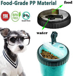 4 in 1 Pet Portable Dog Water Bottle With 2 Collapsible Bowls Travel Pet Manufacturer OEM Pet Water Bottle Feeder Dog Bottle