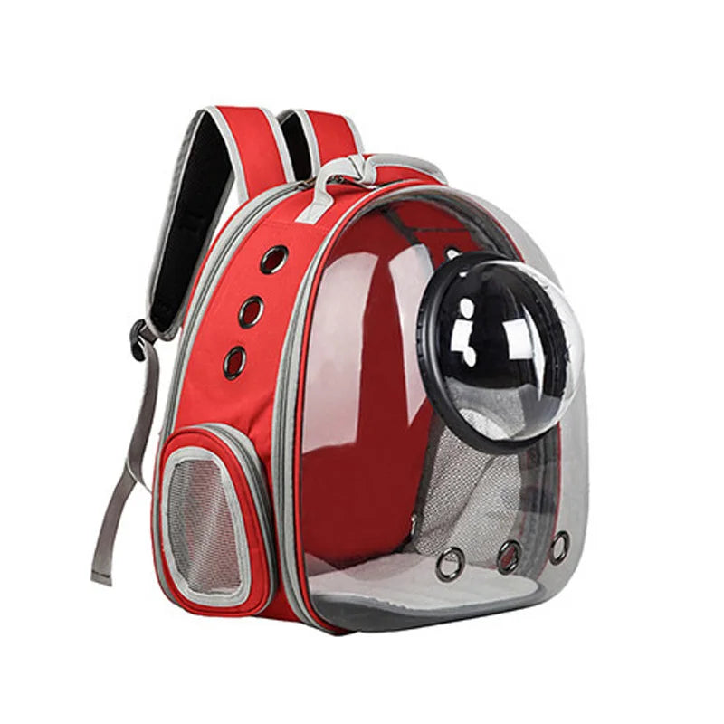 Wholesale Cat Backpack Pet Carriers Collapsible Cats Shoulder Bag Ventilate Transparent Foldable Carries Travel Cat Bed