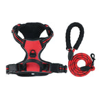 Dog Harness for Large Dogs No Pull Vest with Reflective Strip Control Handle Adjustable Comfortable for Easy Walking Pet Harness